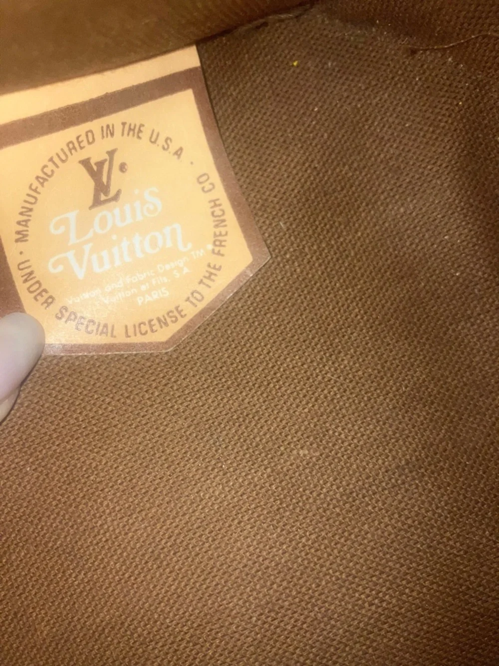 Louis Vuitton Monogram French Company, clutch, cosmetic case,  Pouch, insert - Picture 3 of 13